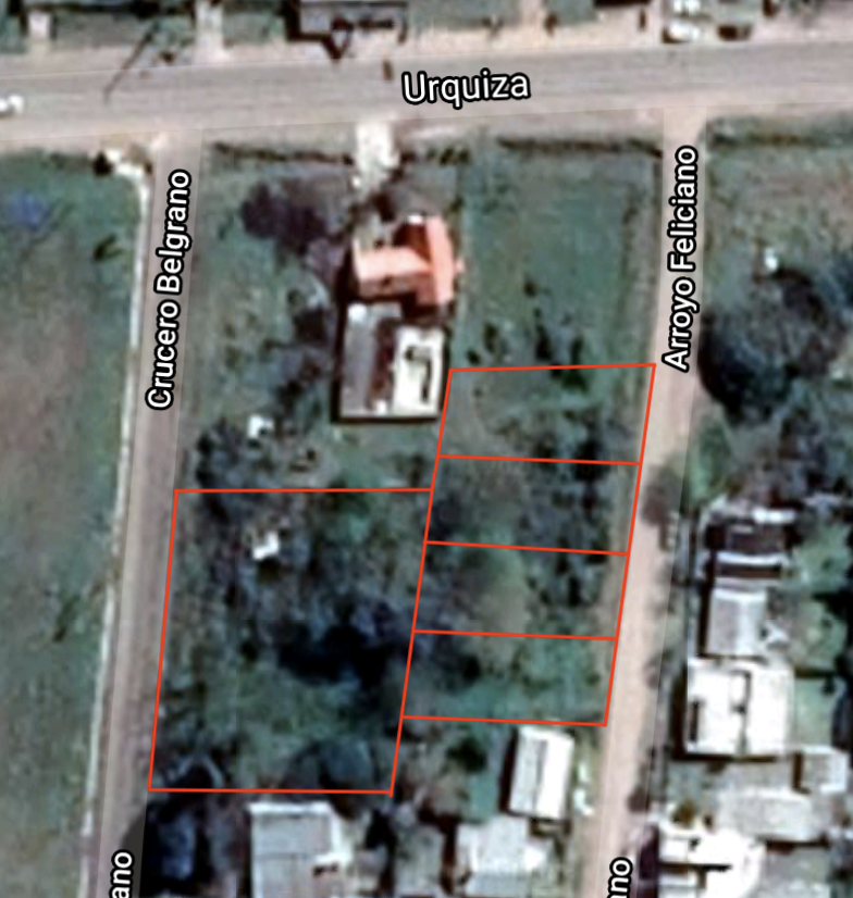 Lote de 1.195 m² en venta - Urquiza al Oeste, calle Arroyo Feliciano