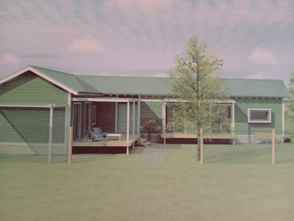 Casa con piscina y vista abierta al campo en Pueblo Belgrano