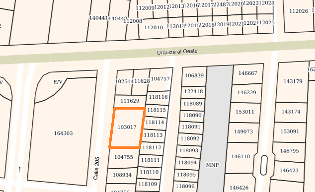 Lote de 1.195 m² en venta - Urquiza al Oeste, calle Arroyo Feliciano