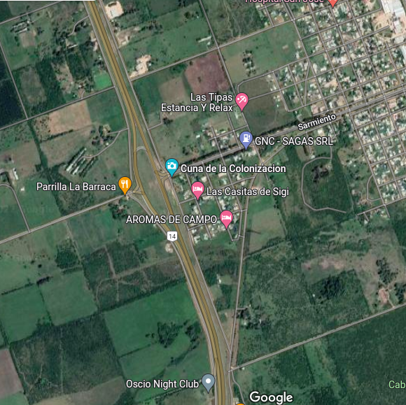 TERRENO SOBRE COLECTORA - AUTOVÍA RUTA 14 - A 600 M DEL ACCESO A SAN JOSÉ