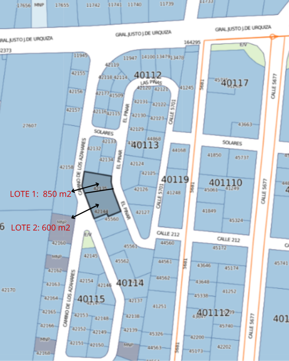 Terrenos en venta – Puerta del Pinar (Loteo Conde)